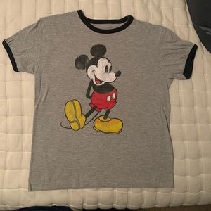 Mickey Mouse ringer t-shirt sz youth L (10/12)
